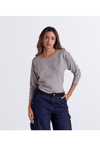 Buzo Cuello Redondo Unicolor Derek Derek