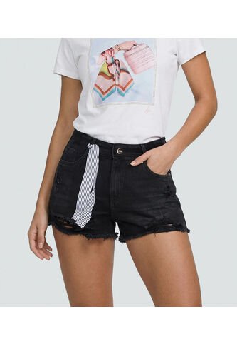 Short Para Mujer Negro Derek Derek