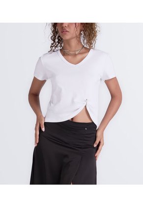 Blusa Para Mujer Con Detalle Bordado En Hombro Derek