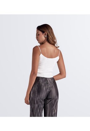 Blusa Unicolor De Tiras Derek