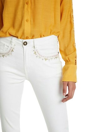 Pantalón Blanco-Multicolor Desigual