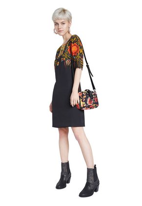 Vestido Negro-Multicolor Desigual