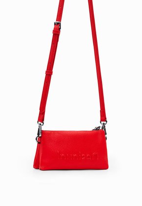 Bolso Manos Libres Rojo-Blanco-Gris Desigual Bugs Bunny