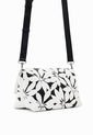 Bolso Manos Libres Crudo-Negro-Verde Desigual de Desigual