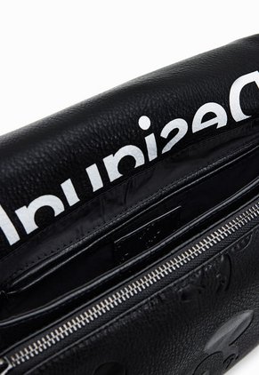 Bolso Negro-Rojo Desigual Mickey Mouse