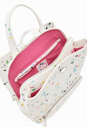 Morral  Blanco-Multicolor Desigual