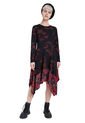 Vestido Negro-Rojo Desigual de Desigual
