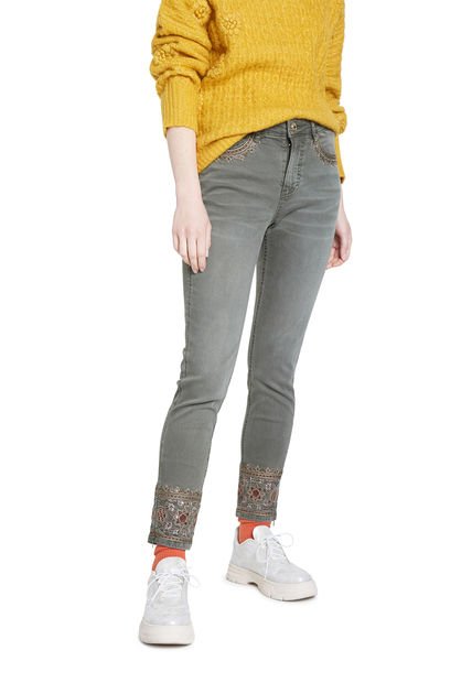 Jean Verde Desigual
