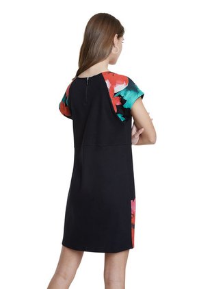 Vestido Negro-Multicolor Desigual