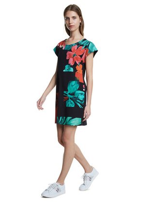 Vestido Negro-Multicolor Desigual