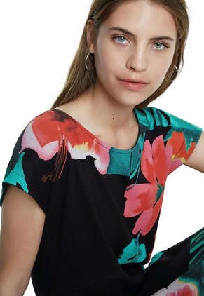 Vestido Negro-Multicolor Desigual