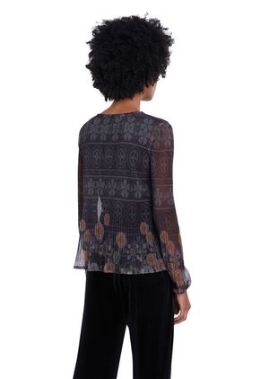 Blusa Negro-Multicolor Desigual