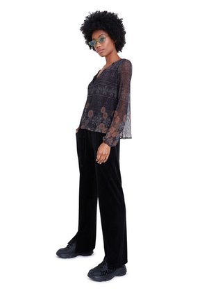 Blusa Negro-Multicolor Desigual