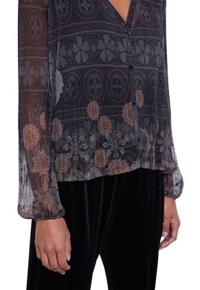 Blusa Negro-Multicolor Desigual