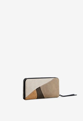 Billetera Café-Beige Desigual