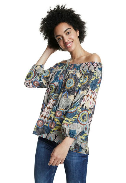 blusa multicolor