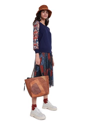 Saco Azul-Multicolor Desigual