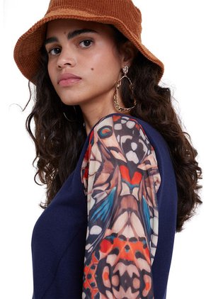 Saco Azul-Multicolor Desigual