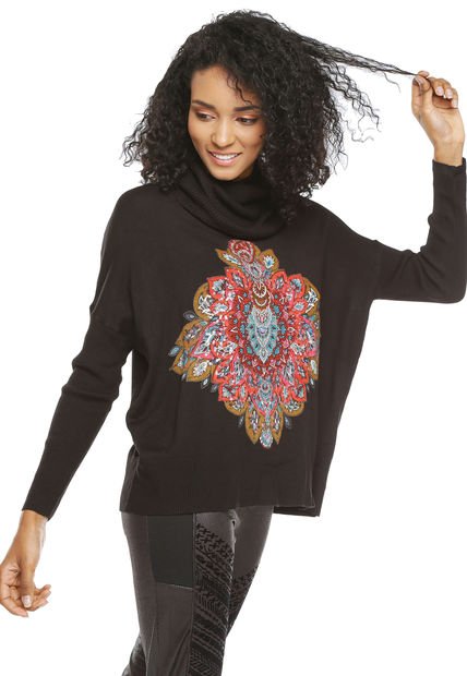 Saco Negro Desigual