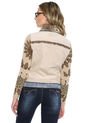 Chaqueta Beige-Azul Desigual de Desigual