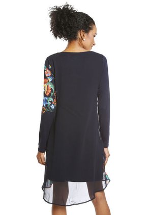 Vestido Azul Desigual