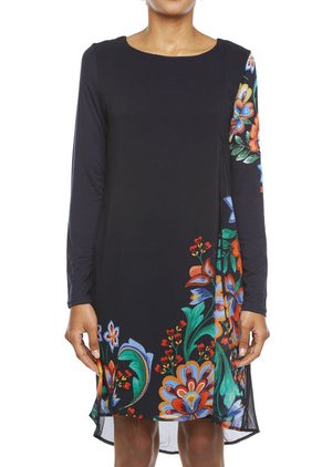 Vestido Azul Desigual