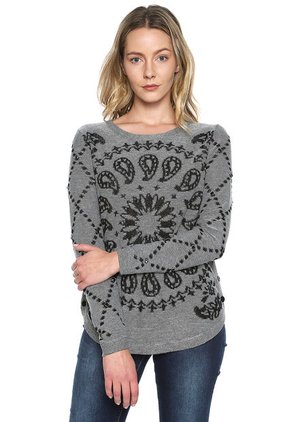 Saco Gris-Negro Desigual