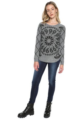 Saco Gris-Negro Desigual