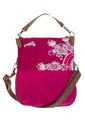 Bolso Manos Libres Desigual Café-Fucsia de Desigual