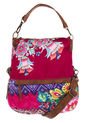 Bolso Manos Libres Desigual Café-Fucsia de Desigual