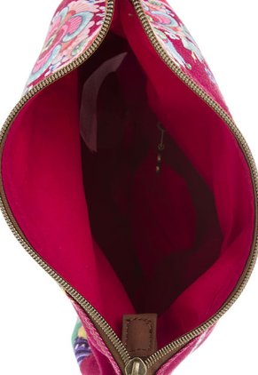 Bolso Manos Libres Desigual Café-Fucsia