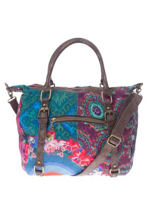 Bolso Desigual Café-Multicolor