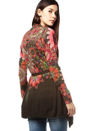 Cárdigan Rosado-Café Desigual