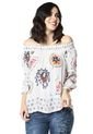 Blusa Blanca Desigual de Desigual