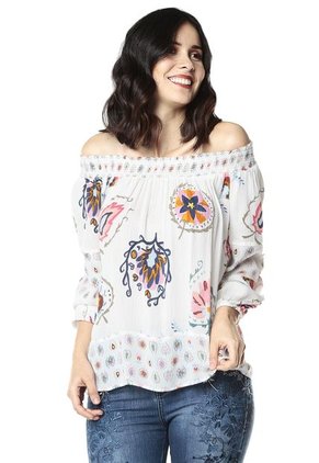 Blusa Blanca Desigual