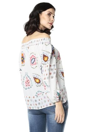 Blusa Blanca Desigual