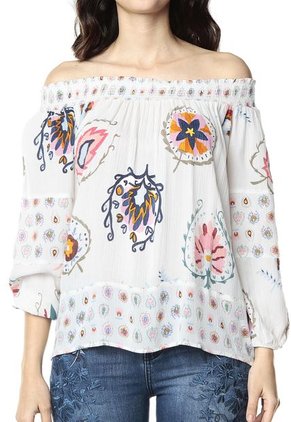 Blusa Blanca Desigual