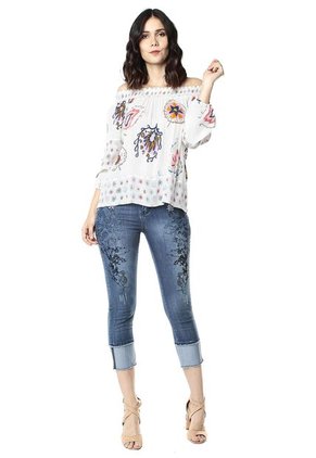 Blusa Blanca Desigual