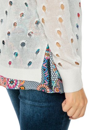 Saco Beige-Multicolor Desigual