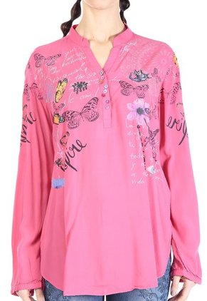 Blusa Fucsia-Negro Desigual