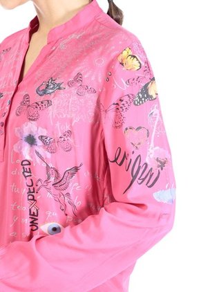 Blusa Fucsia-Negro Desigual