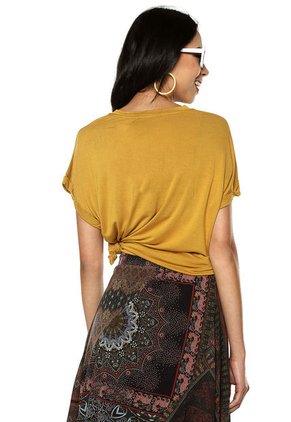 Camiseta Mostaza Desigual