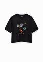 Camiseta Negro-Multicolor Desigual de Desigual