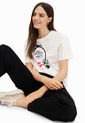 Camiseta Blanco-Multicolor Desigual de Desigual
