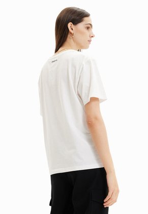 Camiseta Blanco-Multicolor Desigual