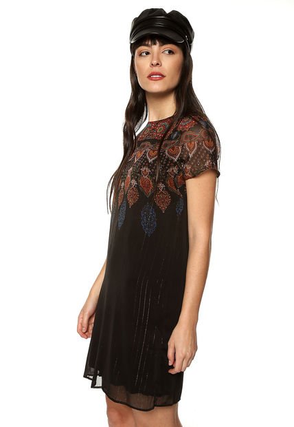 Vestido Negro Desigual