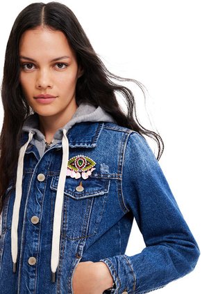 Chaqueta Denim Azul-Blanco Desigual