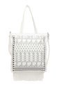 Bolso Blanco-Plateado Desigual de Desigual