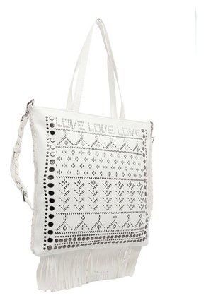 Bolso Blanco-Plateado Desigual