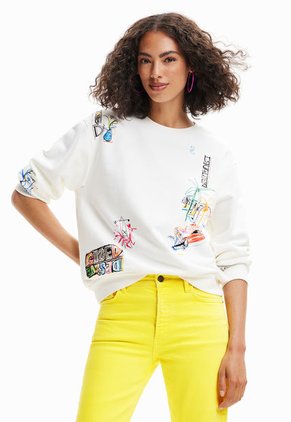 Buzo Blanco-Multicolor Desigual Arty